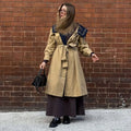 Trenchcoat mit Matrosenkragen